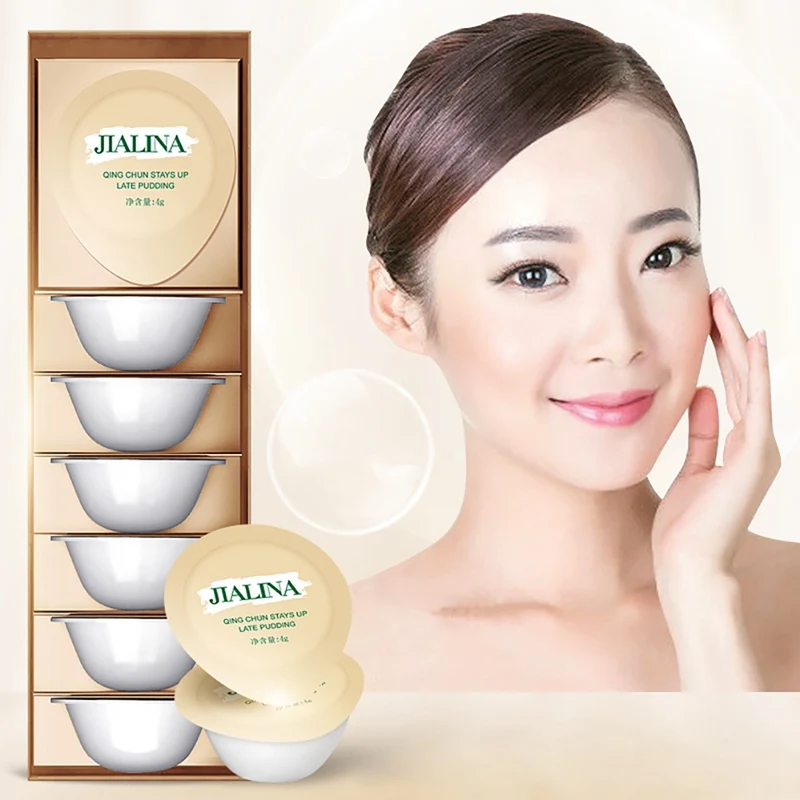 

Latest Small Pudding Jelly Mask Moisturizing Firming Skin Remove Freckles Brighten Skin Color Sleeping Mask New Arrival