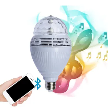 

Wireless Bluetooth Speaker Bulbs Music Playing Bulbs 5W Portable Disco DJ Party Light Bluetooth Led Stage Lamps