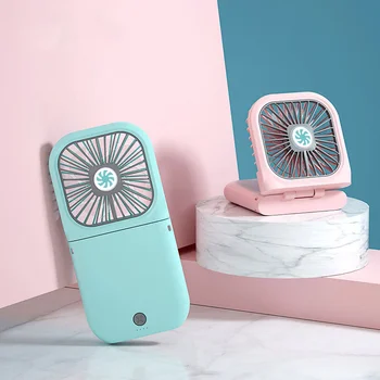 

Hanging Neck Fan Usb Mini Portable Wearing Leaflesssuper Sound-off Charge Desktop Motion Cooling Kitchen Motion Exercise Office