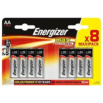 

Energizer Max Alkaline AA/LR6 batteries 8 Pack
