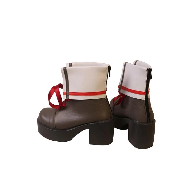 Game Arknights Cosplay Eyjafjalla Costume Boots Shoes Adult Halloween Accessories Carnival Party High Heel Ankle High Unisex