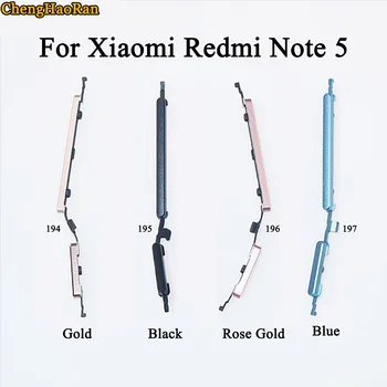 

ChengHaoRan 1Pcs Side Button Power On Off Volume Button For Xiaomi Redmi Note 5 Replacement Repair Parts