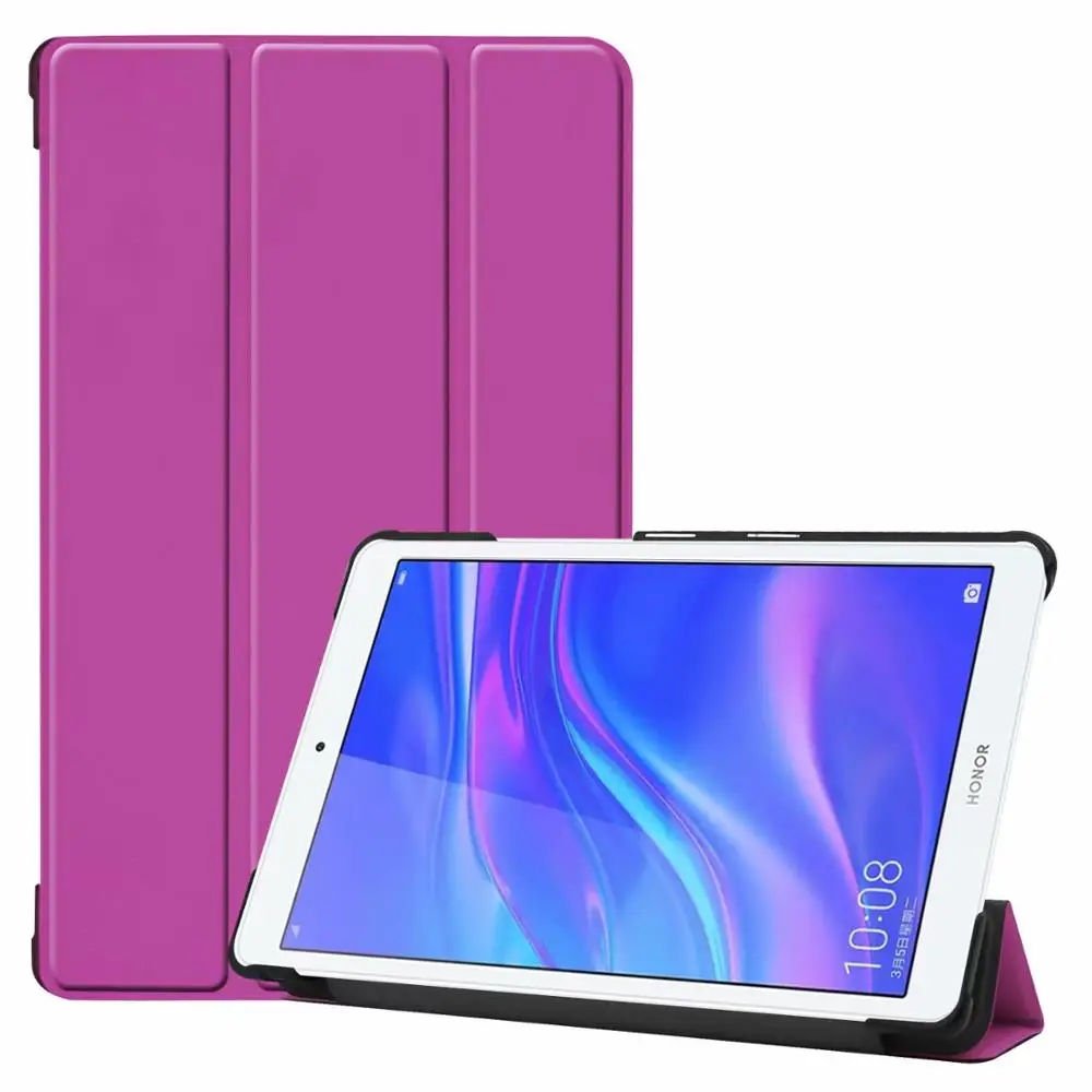zi se Ультратонкий смарт-чехол из полиуретановой кожи для huawei MediaPad M5 Lite 8,0 JDN2-AL00/W09 8," T5 8,0 чехол для планшета+ пленка+ ручка - Color: zi se
