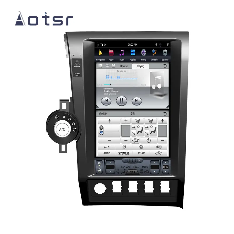 Android 9.0 128GB ROM PX6 Car dvd player GPS Navigation For Toyota tundra Sequoia XK60 2007-2020 head unit stereo radio Carplay