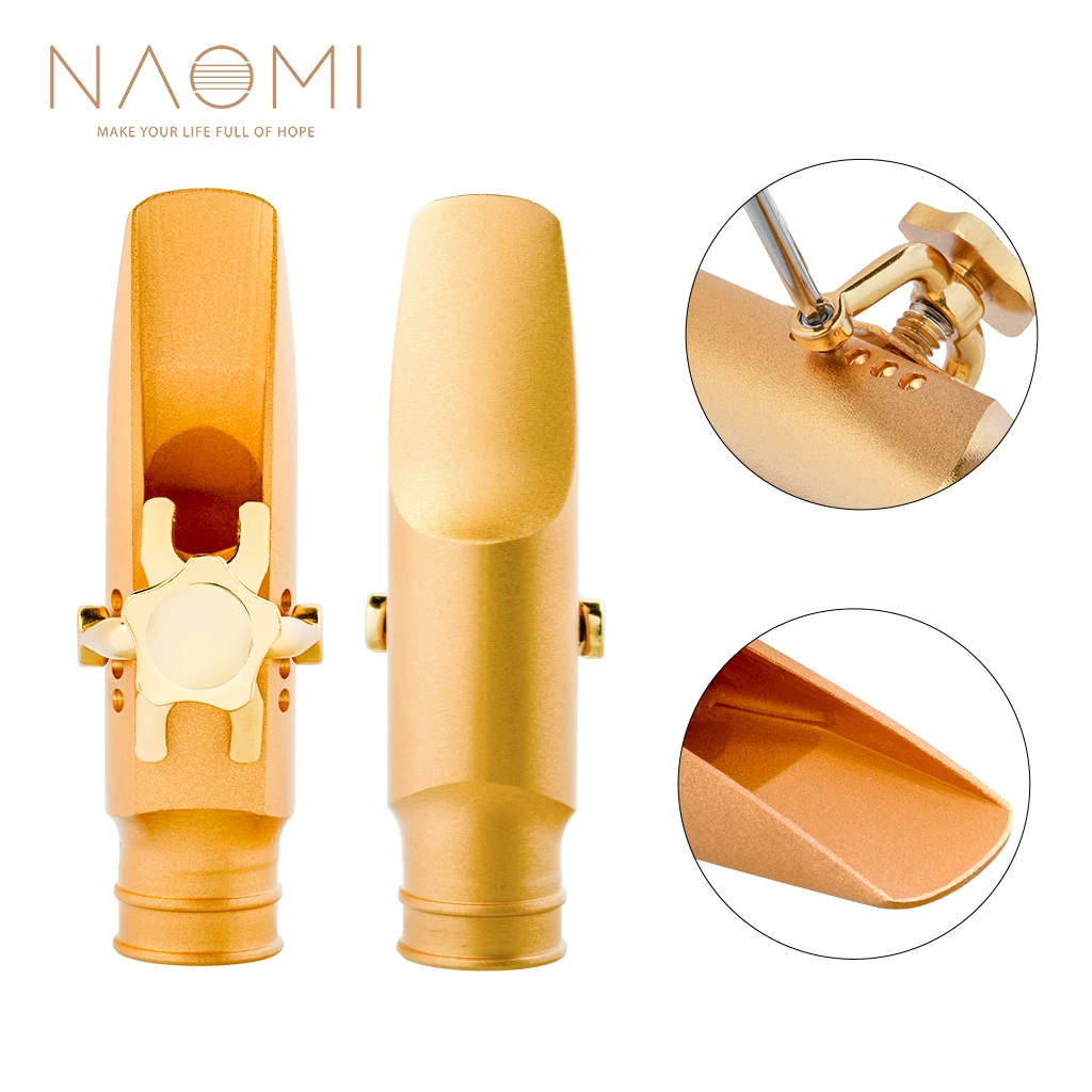 Alto Saxophone Metal Mouthpiece Eb Sax 6.7.8.9 Mtp Step Baffle Large