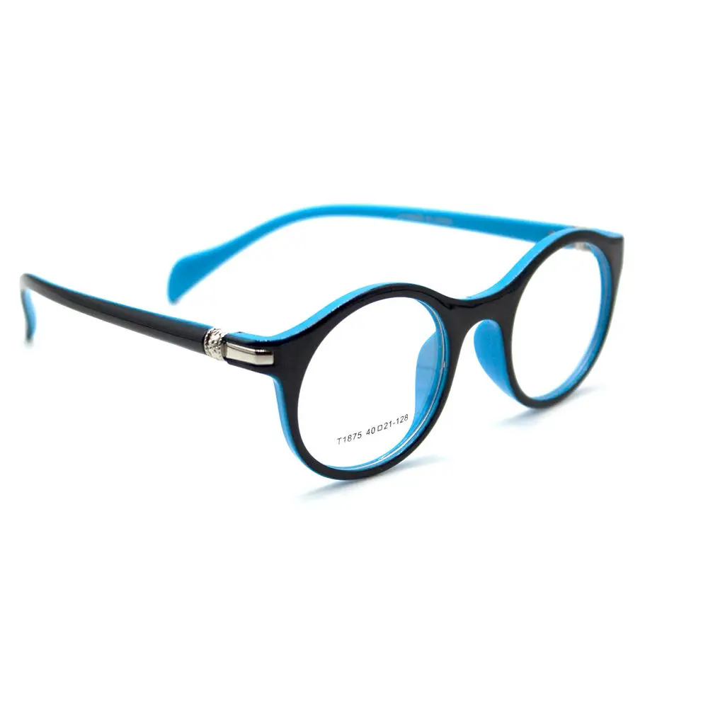 LuckTime милые круглые детские очки оправа TR90 Дети близорукость очки оправа счастливое время Дети рецепт очки оправа#1875