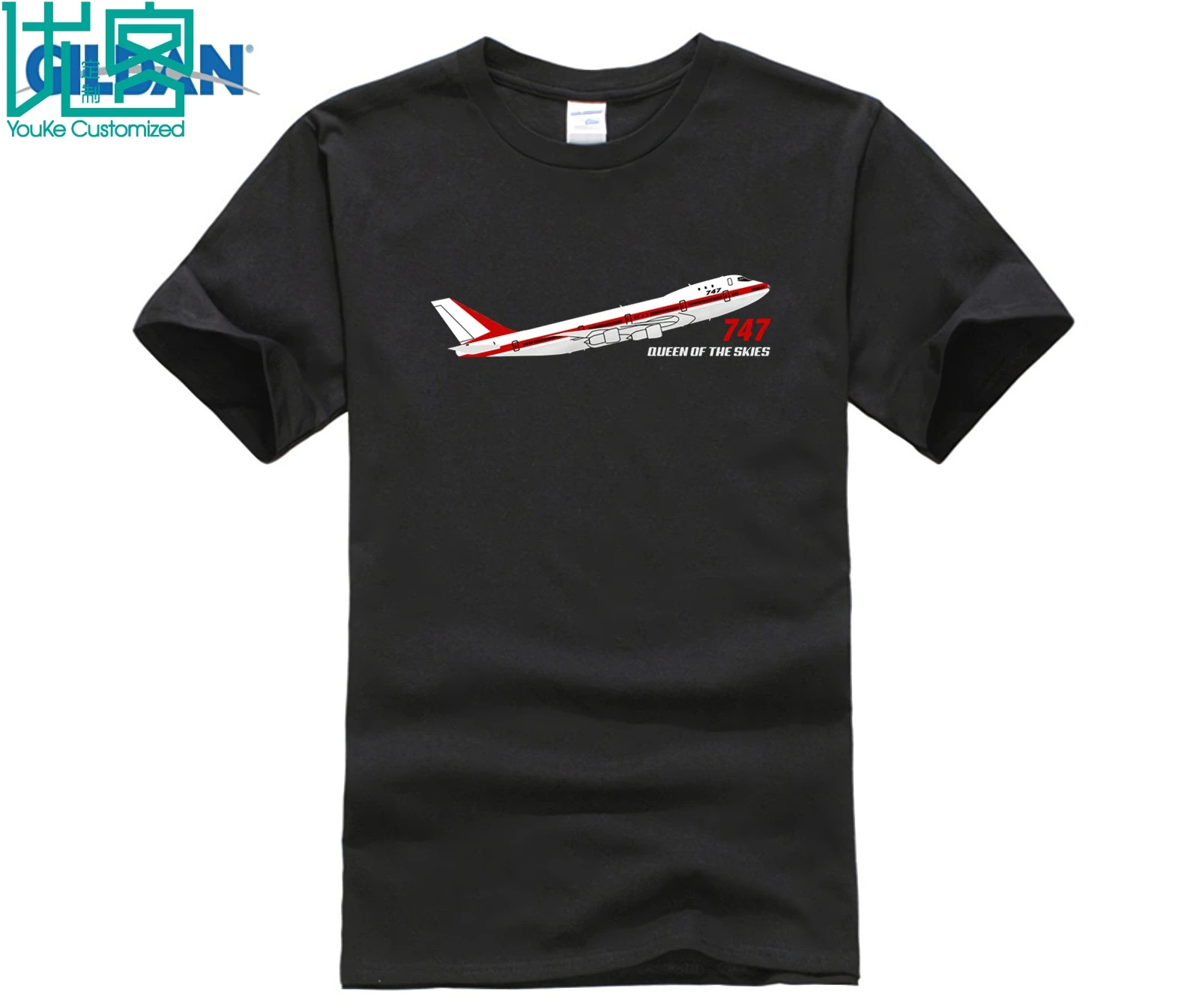 Новинка горячая Распродажа стильные мужские футболки Aeroclassic Boeing 747 прототип