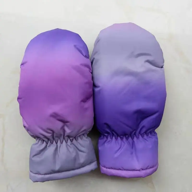 Детские варежки для мальчиков и девочек, детские зимние теплые водонепроницаемые ветрозащитные перчатки