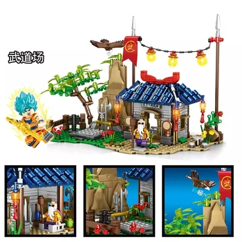 

SY1404 Dragon Ball Series Wukong Martial Arts Dojo Creative Assembled Building Block Educational Toy Christmas gift boy girl mil