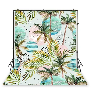 

HuaYi painted decoration background photography backdrops art fabric photography for newborn photography XT-6739