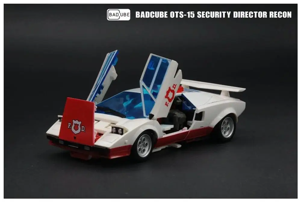 Трансформационная игрушка BadCube OTS-15 безопасности Directo Recon G1 Redalert прибытие
