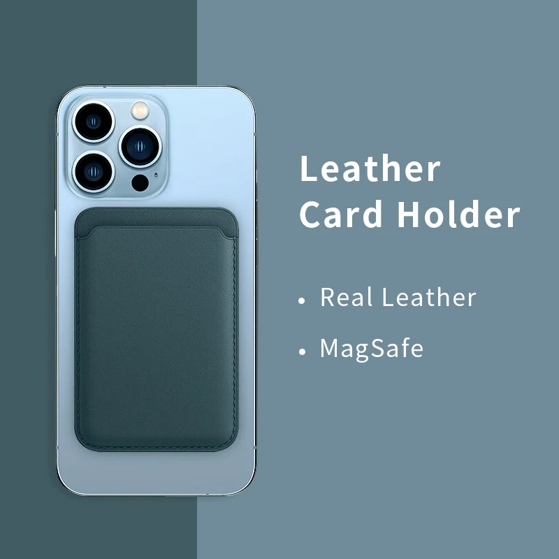 

Original For Magsafe Magnetic Wireless Charging Case For iPhone 11 12 13 Pro MAX mini XR X XS MAX 7 8 Plus Magnetic Card Holder