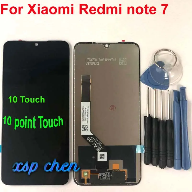 

100% Original LCD For Xiaomi Redmi Note 7 LCD Display Screen Replacement For Redmi Note7 Pro LCD Touch Screen M1901F7G+Frame