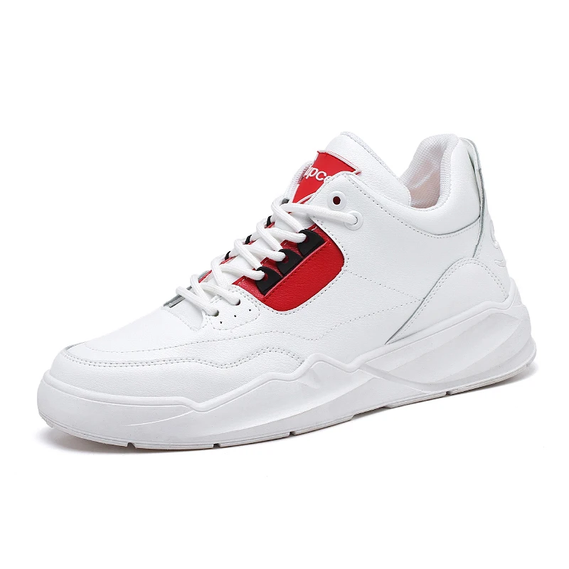 

2019 Mens Waterproof Running Shoes Men Leather Breathable Casual Sneakers Male Fashion White Top Brand Athletics Sports Shoes