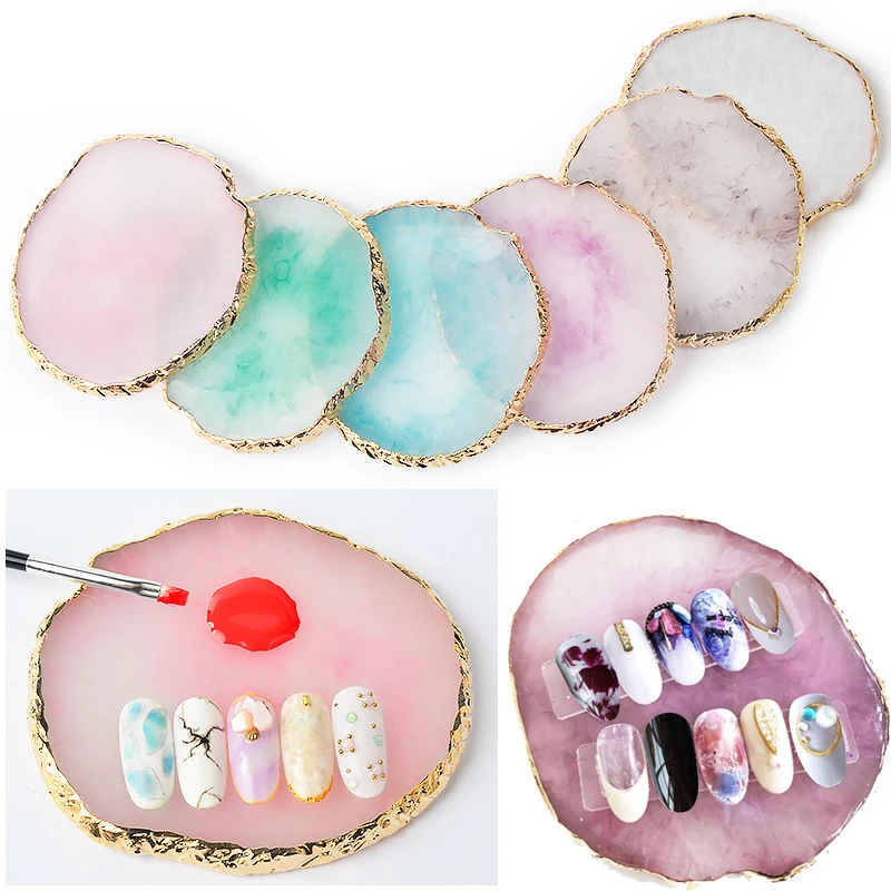 Imitation Crystal Resin Storage Painting Palette Tray Jewelry Display Board  Decoration Storage Box Palette - Price history & Review, AliExpress Seller  - Youool saletools Store