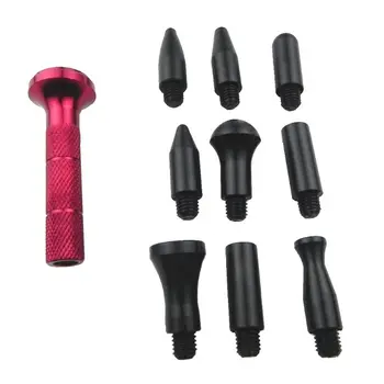 

2019 New Paintless Car Dent Repair Hail Removal Tools Kit Tap Down Pen With 9 Heads Tools X6HF