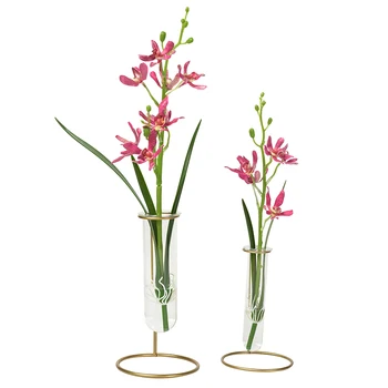 

Artificial Flowers Elegant Lifelike Dendrobium DIY Flower Arrangements for Home Office Decoration Ornaments BV789