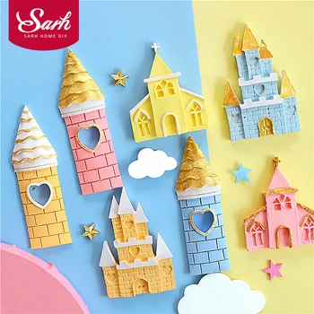 

Cartoon Royal Castle Fondant Cake Molds Chocolate Mould for the Kitchen Baking Sugarcraft Cake Decorating Tools