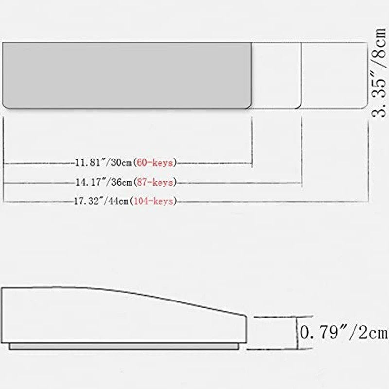 Креативный механический держатель для клавиатуры твердый деревянный коврик рук