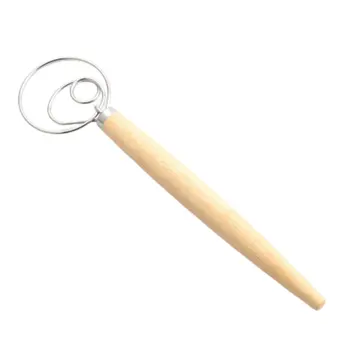 

Stainless Steel Whisk Flour Coil Stirrer Egg-Beater Stick Dough Mixer Kitchen Tools Manual Flour Mixer Kitchen Tools and Gadgets