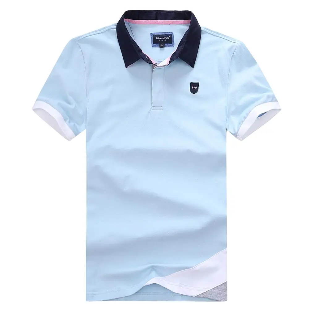 Polo de Eden para hombre, Polo clásico informal de algodón elástico, camisetas de talla grande M a 3XL para Parque de alta calidad, novedad de Francia
