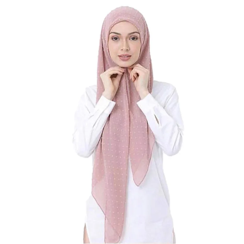 10 шт./лот, модный дизайн, женский простой шифоновый платок хиджаб, шарф, мусульманский тюрбан, хиджаб, накидка, платок, платок, 180*70 см, 17 цветов