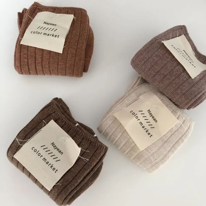 Осенне-зимние женские носки, восстанавливающие древние способы и носки с двойной иглой, женские носки с завинчивающейся лентой и кучей