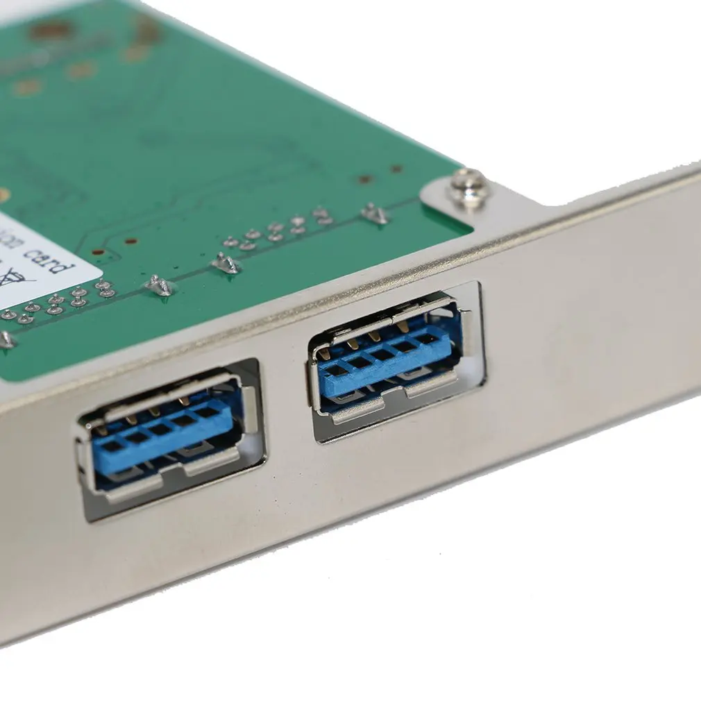 1 шт. Ssu натуральная настольный компьютер Usb3.0 Плата расширения Pci-E к Usb3.0 расширения 2 задними камерами-Порты и разъёмы чип Nec