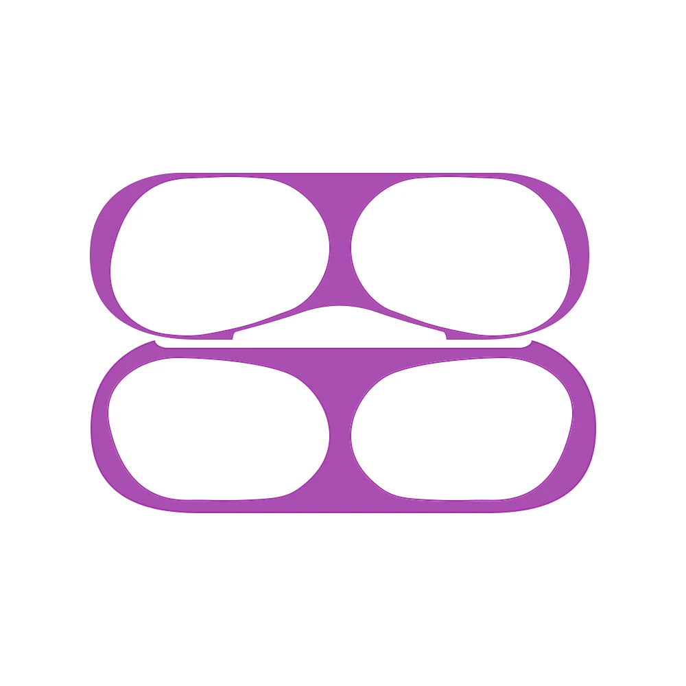 Металлическая Пылезащитная наклейка для Apple Airpods Pro, защитная пленка, чехол, Защитная пленка для Airpods Pro, аксессуары - Цвет: Purple