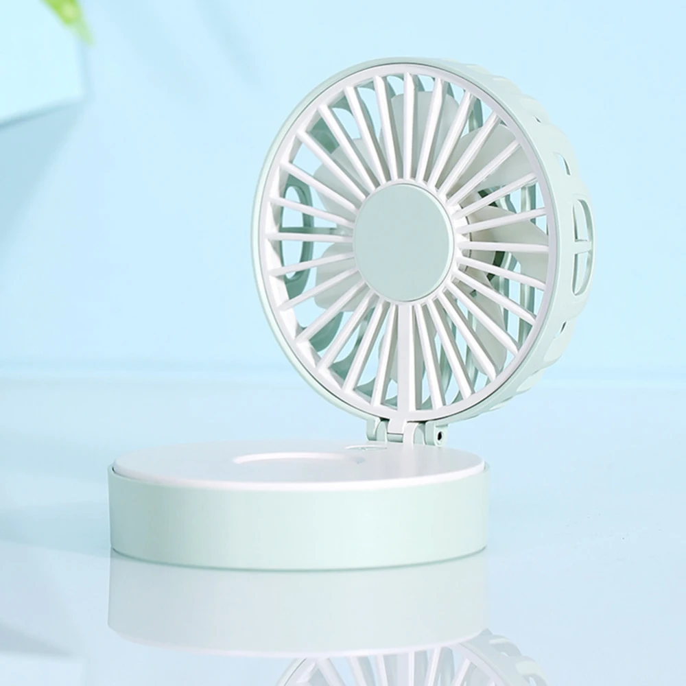 Fold-able Handheld Fan Cooling Electric Mirror Cooler Fan for Home Office
