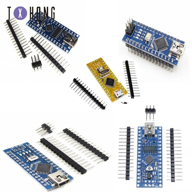 Микроконтроллер Nano V3.0 ATmega168 / 328P FT232 3 В 16 м для Arduino ATF с Загрузчиком совместимая