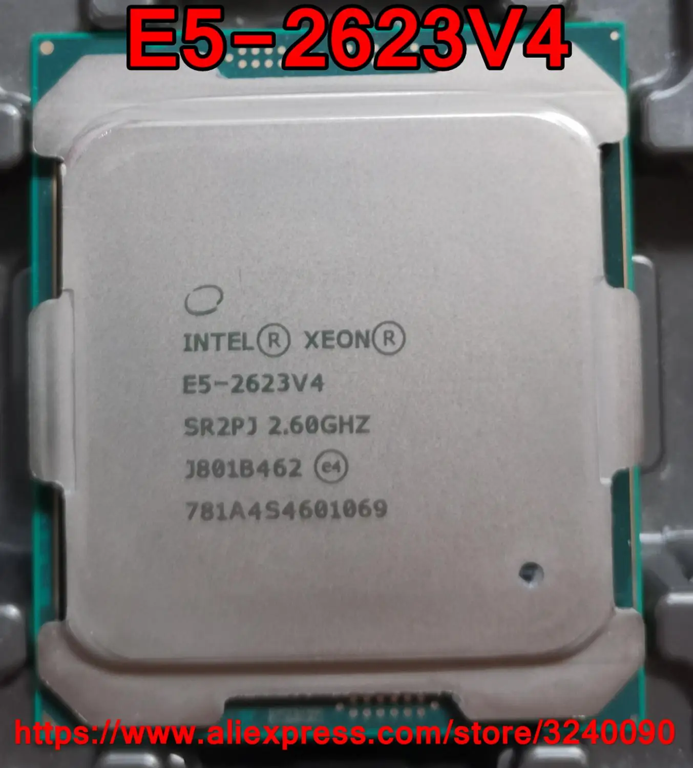 Intel цп Xeon E5-2623V4 SR2PJ 2 60 ггц 4-ядерный 10M телефон Φ V4 процессор E5 2623V4 бесплатная