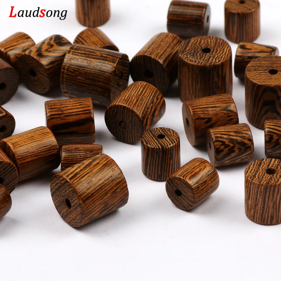 Craftdady 100 stuks natuurlijke gewaxte ronde houten kralen