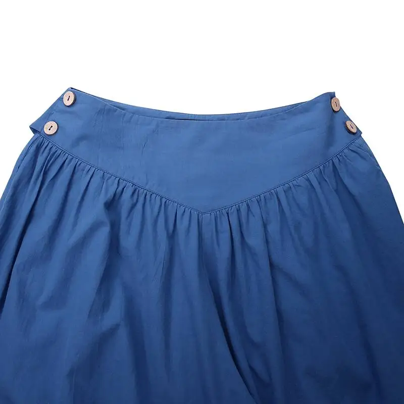 ZANZEA Summer High Waist Flare Trousers Bohemian Ruffles Hem Pants Women Wide Leg Pantalon Casual Lace Up Flounce Palazzo 5XL