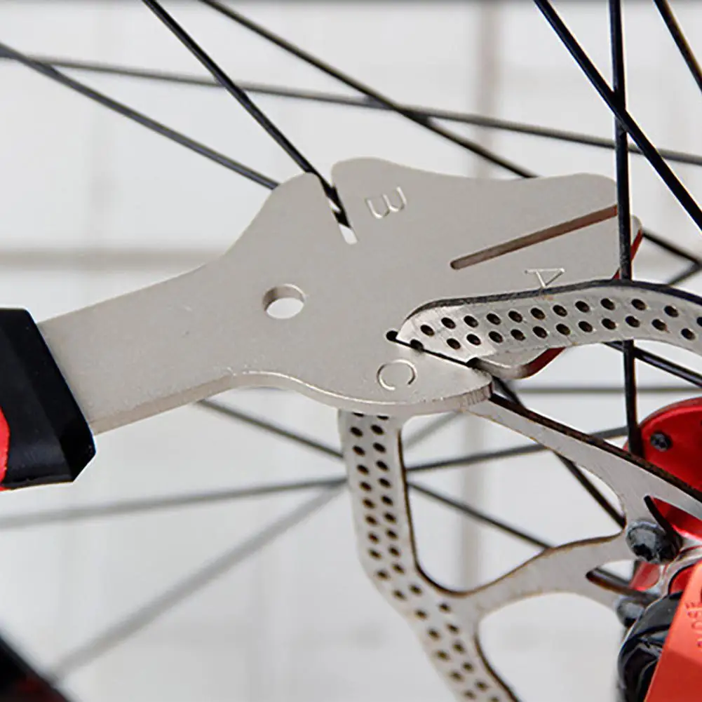 Велосипедный дисковый корректирующий гаечный ключ портативный универсальный лоток плоский корректирующий Инструмент тормозной диск велосипед