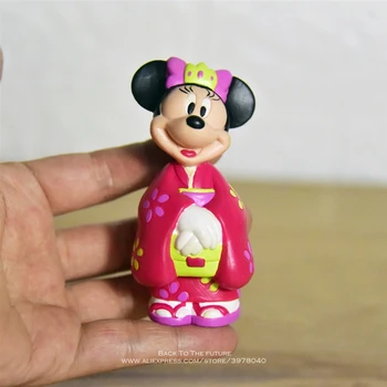

Disney Mickey Mouse Retro Minnie 8.5cm Action Figure Anime doll Decoration Collection Figurine mini Toy model for children gift