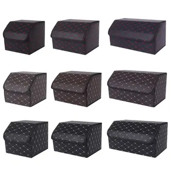 

Multipurpose Collapsible Car Trunk Storage Organizer With Lid Portable Car Storage Box Car Trunk Organizer