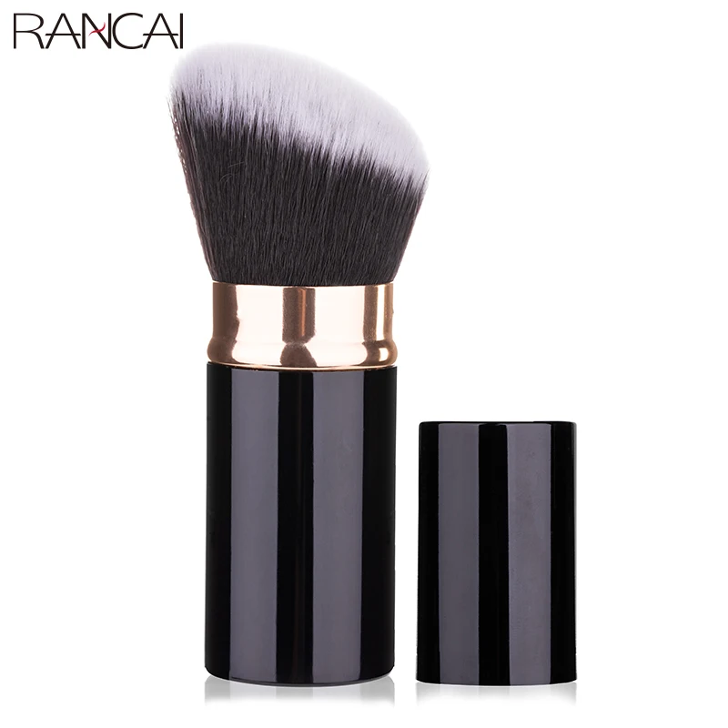 Kabuki-Gesichtspinsel Einziehbar – Reise-Makeup-Pinsel Für Foundation, Puder & Bronzer