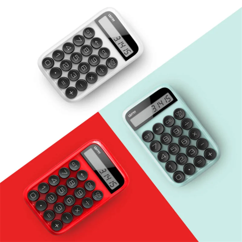 Xiaomi Lofree калькулятор, 3 цвета на выбор, винтажный распакованный съемный колпачок, интеллектуальный инструмент для отключения офиса