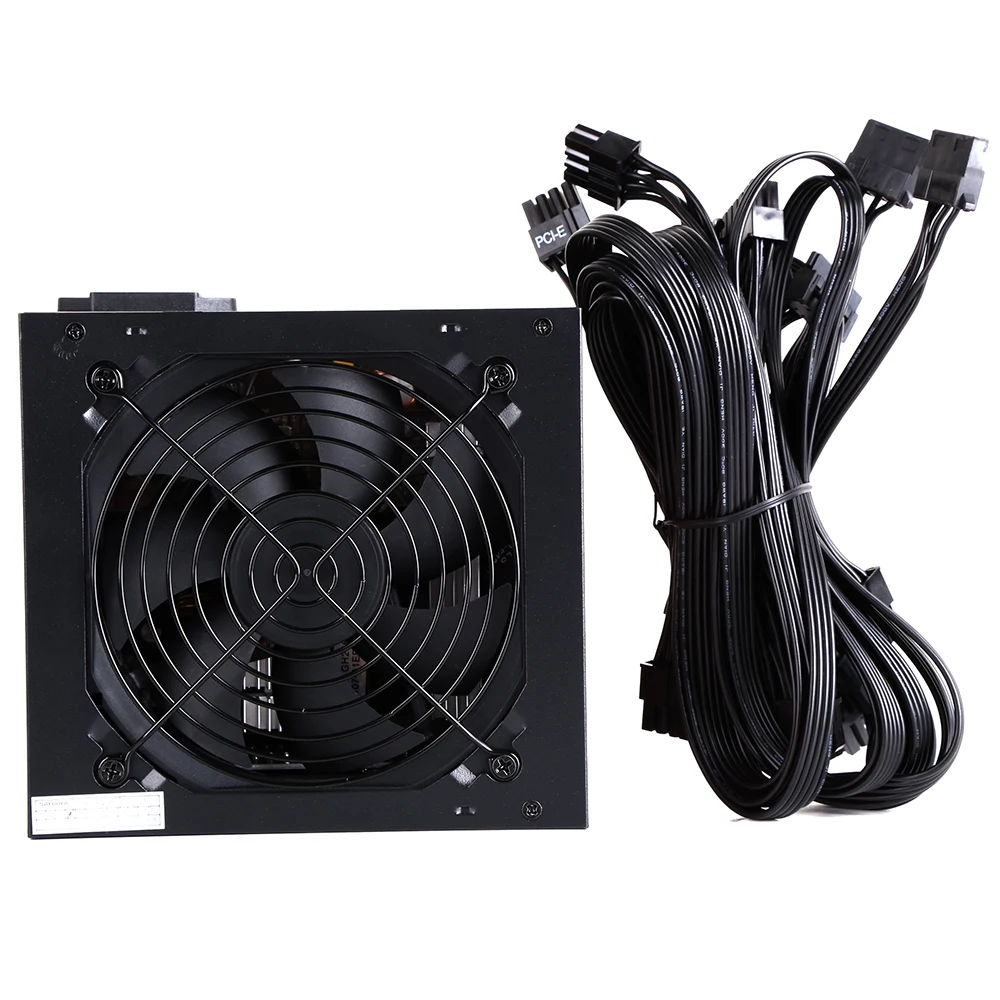 PC 게이밍 전원 공급 장치 풀 모듈 SAHARA PSU 600W 최대 24 핀 12V ATX 컴퓨터 비트코인 채굴 ETH 이더 -  G마켓 모바일