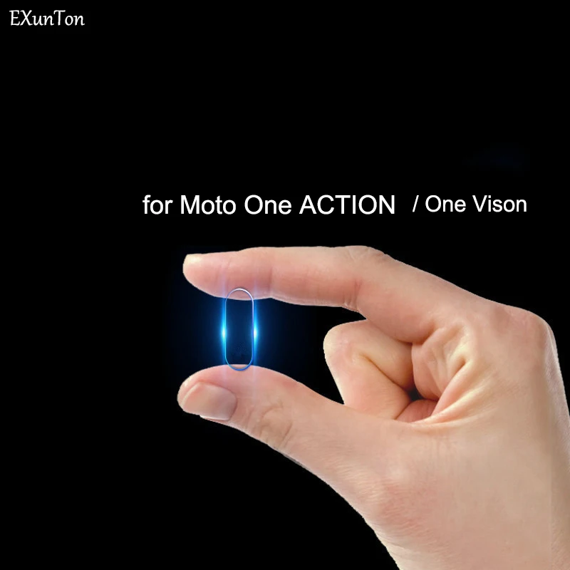 Полноэкранное закаленное стекло для объектива камеры Moto One Action Защитная пленка
