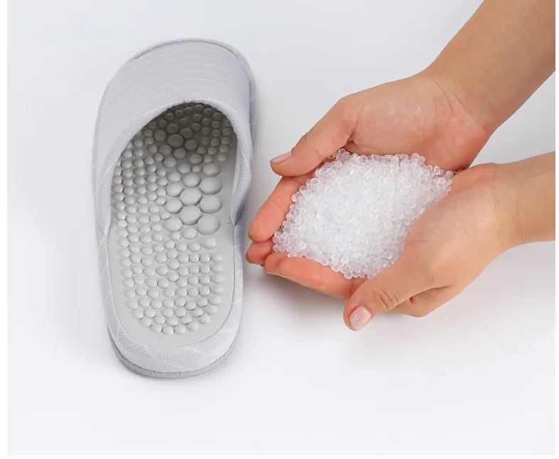 Xioami New men woman spring autumn classic striped home soft massage midsole open cotton slippers Keep warm flip flop