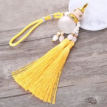 

Gourd Shaped Car Air Perfume Bottle Empty Glass Bottle Air Freshener Pendant For Essential Oils Diffuser Auto Decoration