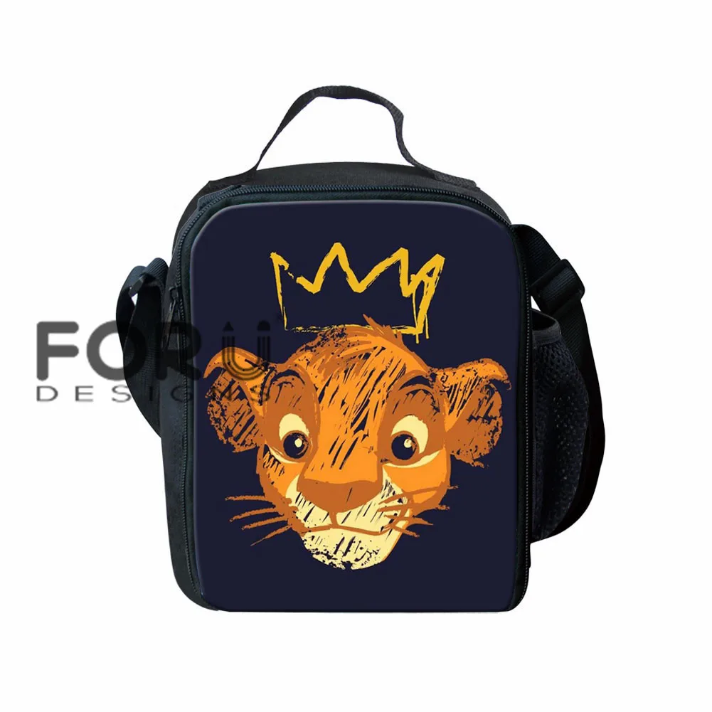 FORUDESIGNS Mochilas детский рюкзак Король Лев Сумка школьная книга сумки Simba принт мультяшный рюкзак для детей девочек мальчиков сумка - Цвет: L5445G