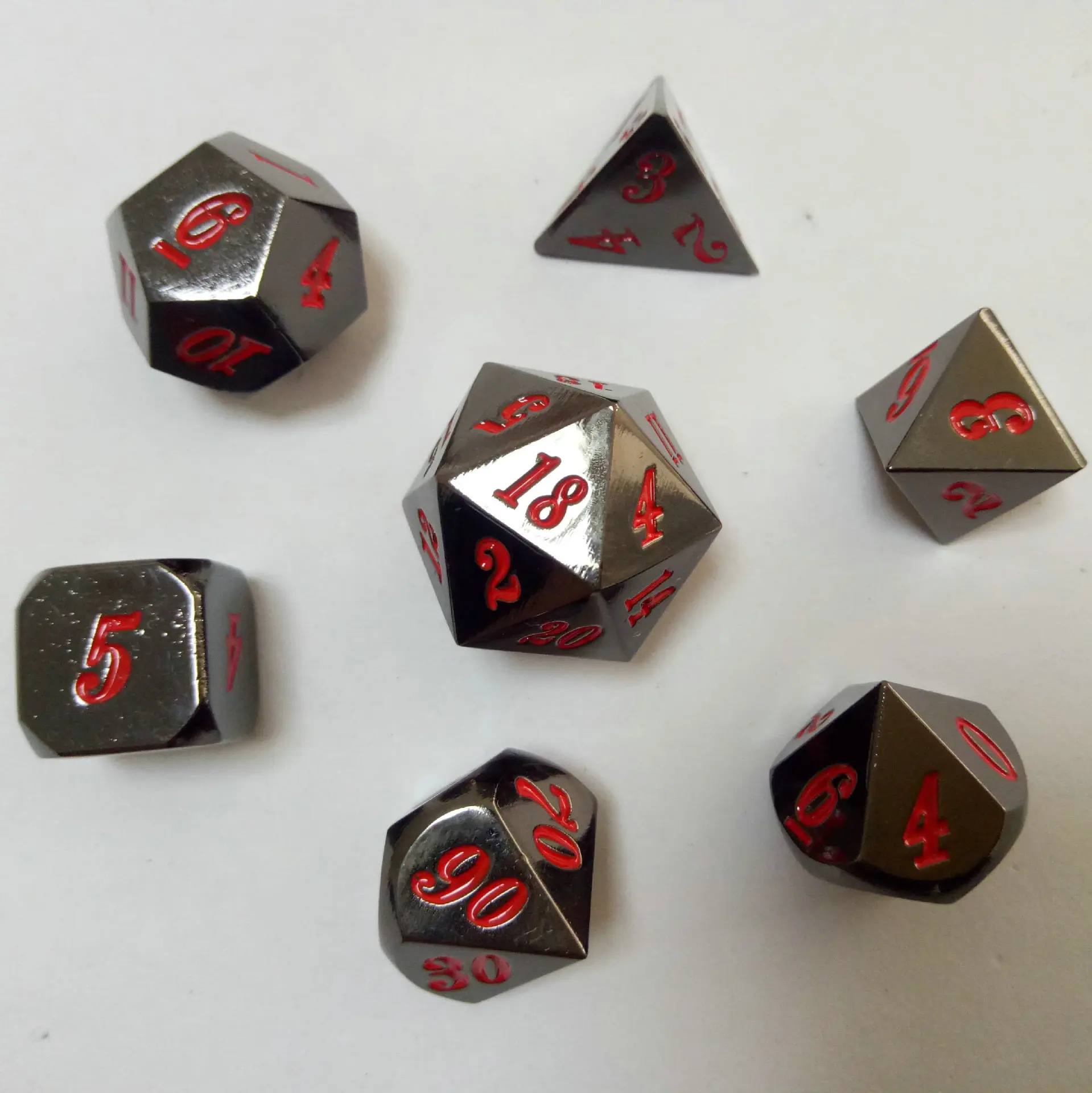 Настраиваемый DND Metal Ran Group Dice настольная игра Ran Group набор Dice многогранная игра Dice Настраиваемые
