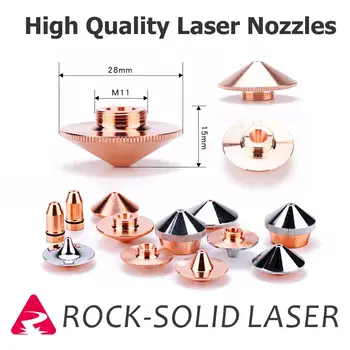 

Laser Nozzle Single Layer 32mm*15mm Caliber 1.0 1.2 1.5 2.0 2.5 3.0 4.0 for Precitec/WSX Yag Fiber Laser Cutting Head Wholesale