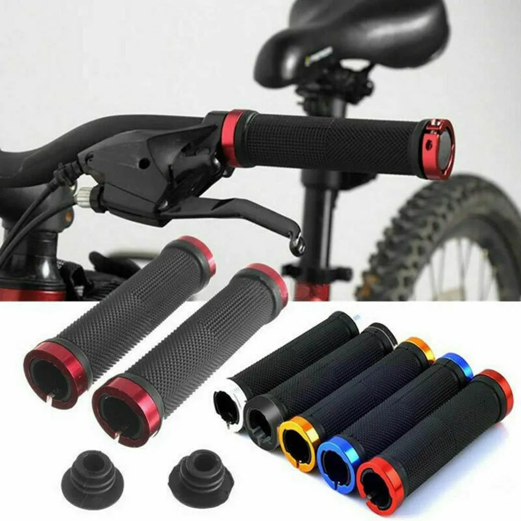 1 пара MTB BMX шоссейные велосипедные ручки противоскользящие резиновые велосипедные ручки для горного велосипеда замок на руле велосипеда концевые ручки