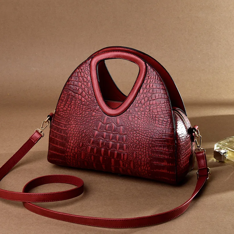 

2019 Fashion Crocodile Pattern Women's Handbags Brand PU Leather Alligator Crossbody Bags for Women Shoulder Bag Lady Handbags
