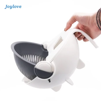 

JOYLOVE Multifunctional Rotate Vegetable Cutter With Drain Basket Kitchen Veggie Fruit Shredder Grater The Vegetable Cutter