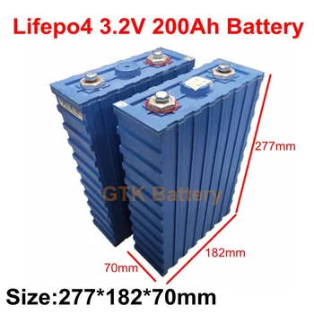 

GTK Rechargeable battery deep cycle lifepo4 3.2v 200ah DIY for electric vehicle ups Electric bicycle golf car motor battery